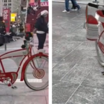 Pee-wee NFT bike in Times Square (707 x 309 px)