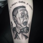 Pee-wee tattoo Ashley Rebecki