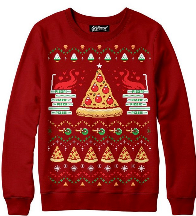 Pizza-Holiday-Sweater