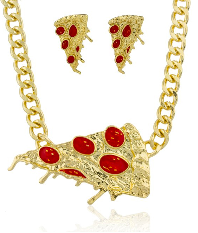 Pizza-jewelry-set