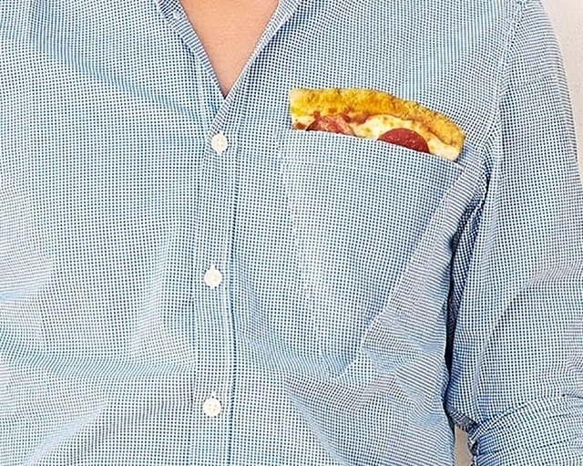 Pizza pocket shirt social