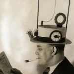 Portable-radio-hat-straw-hat-1931