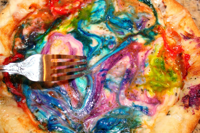 Rainbow-pizza-fork