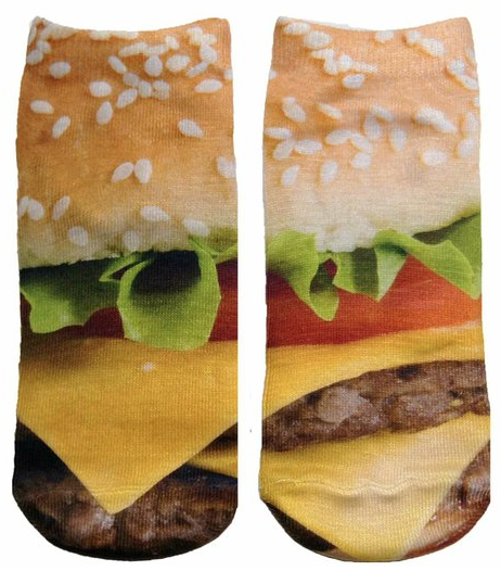 Cheeseburger socks