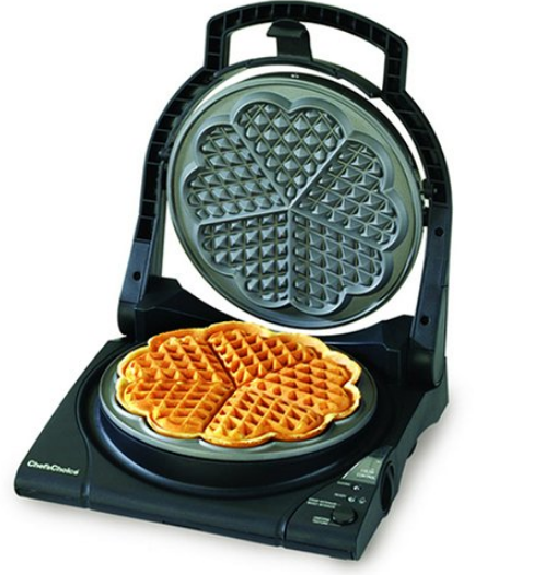 heart shaped waffle iron maker