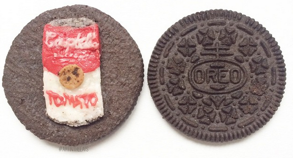 Campbell soup Oreo cookie art