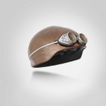 Shaved head helmet  4