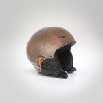 Shaved head helmet 6