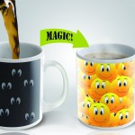 Smiley face magic mug