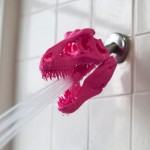 T rex skull shower head