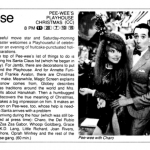 TV GUIDE AD CBS 1988 December 17 23 Charo Pee wee Christmas Special