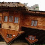 Upside down house Szymbark Poland