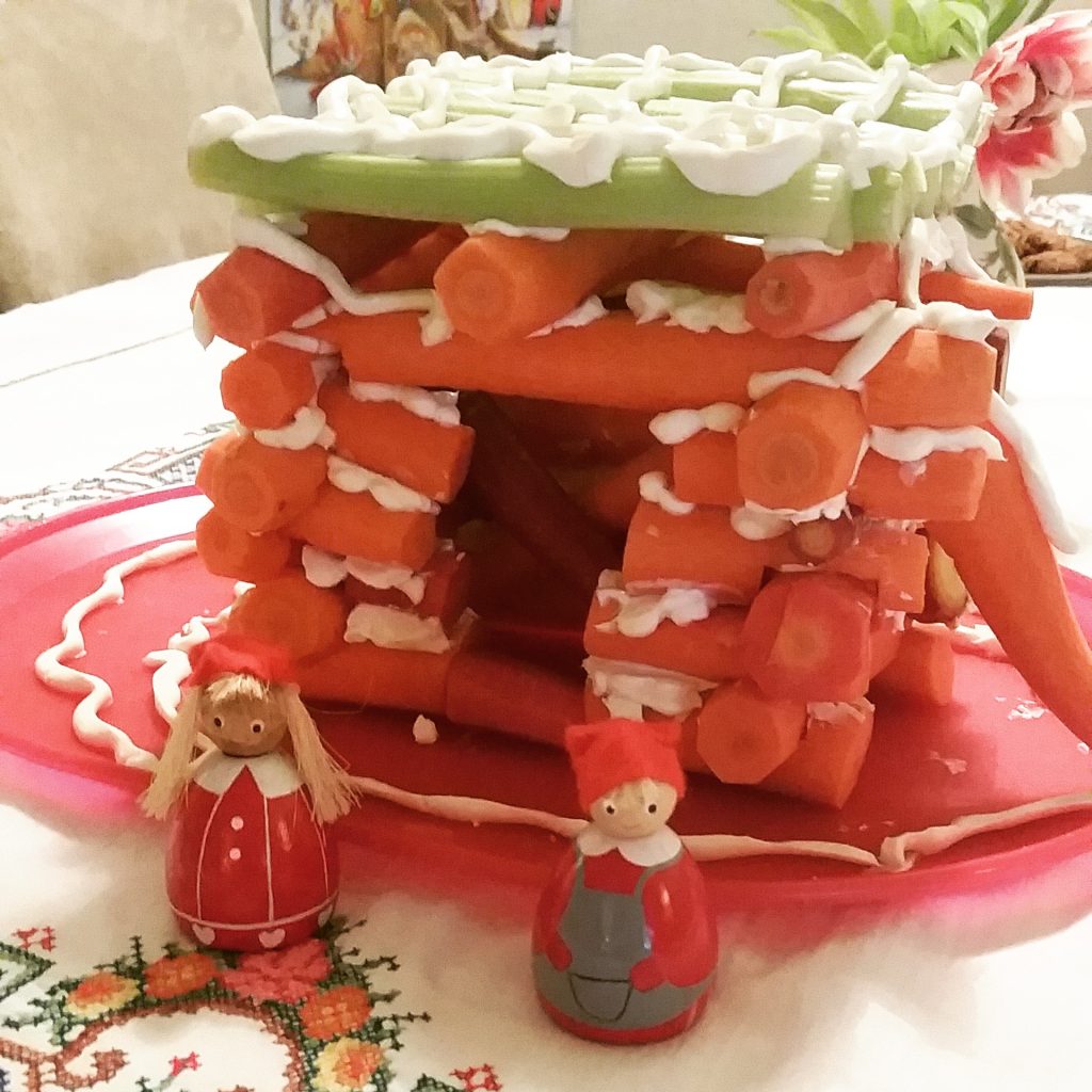 (How not to make a) Veggie "Gingerbread" House Peewee's blog