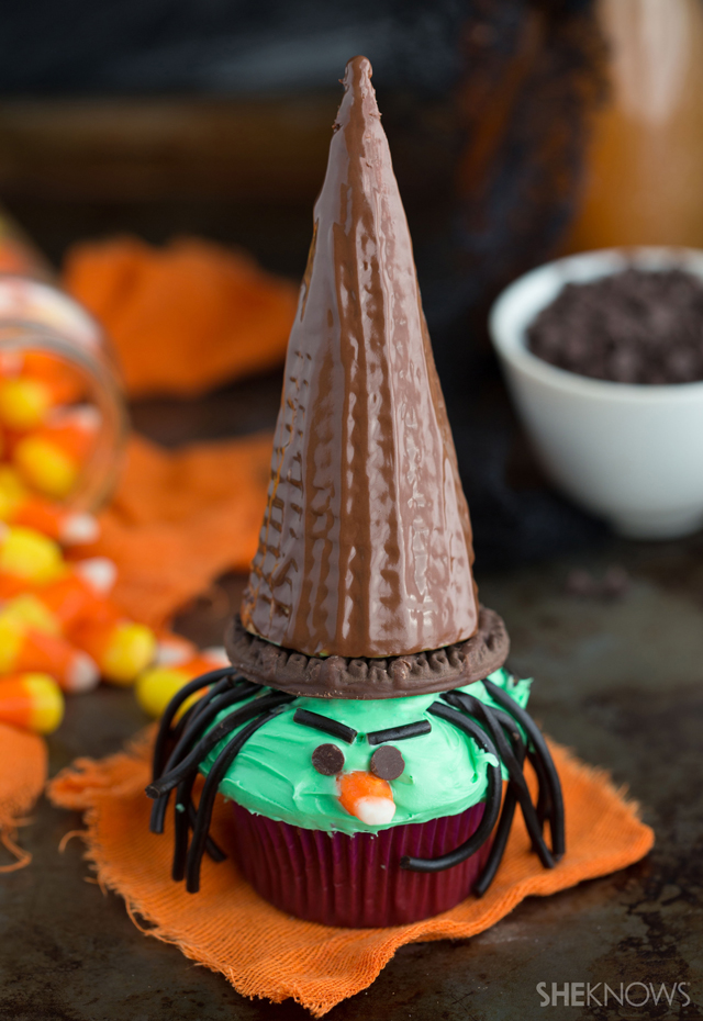 Witch-chocolate-cupcakes