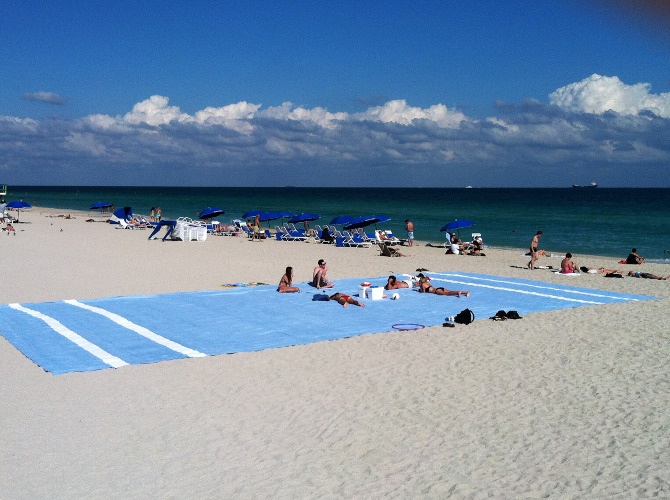 Worlds Largest Beach Towel by Misael Soto