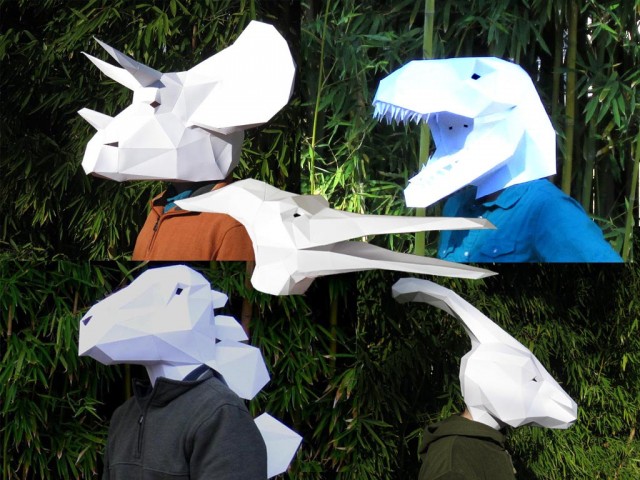 Dino masks