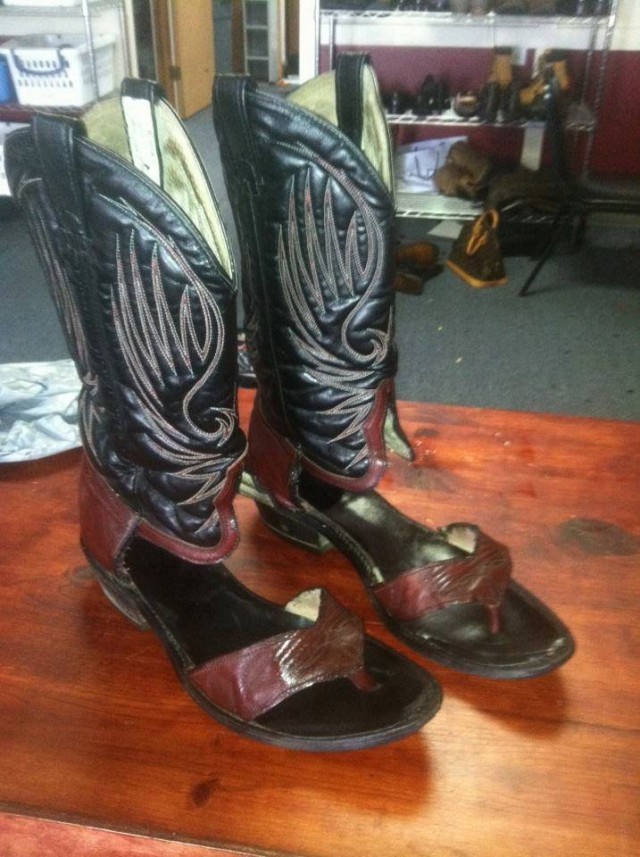 Cowboy Boot flip flops