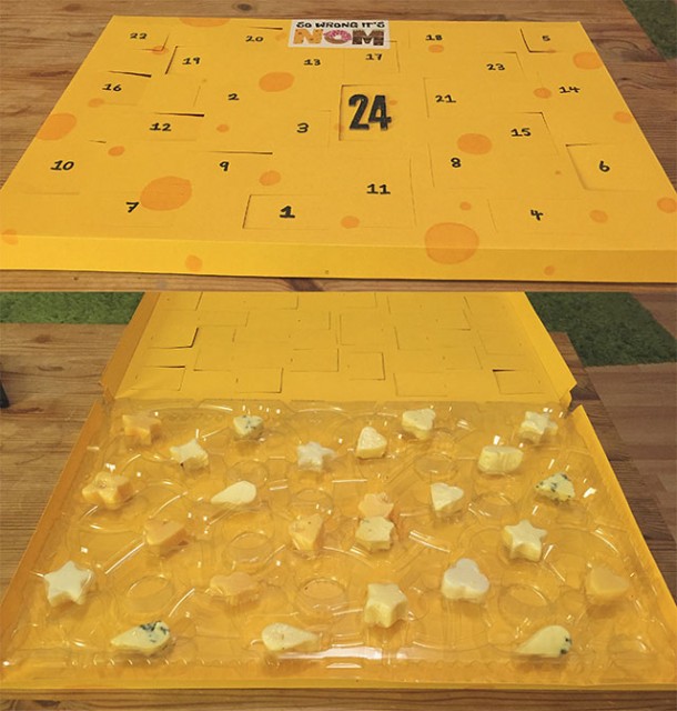 Countdown to Christmas With This Cheese Advent Calendar!!! Peewee's blog