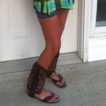 cowboy boot sandals