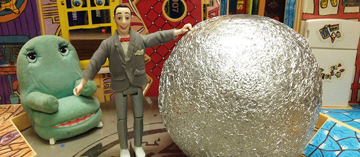Pee-wee's foil ball