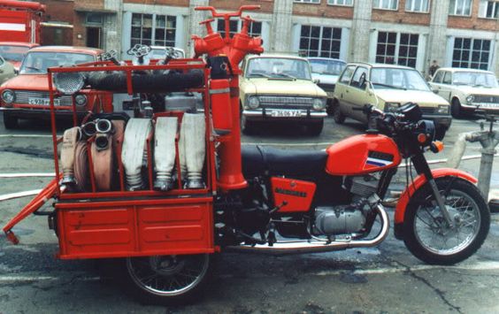 firefighter motorcyle
