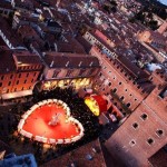giant heart in Piazza dei Signori Verona Italy #3