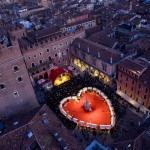 giant heart in Piazza dei Signori Verona Italy #4