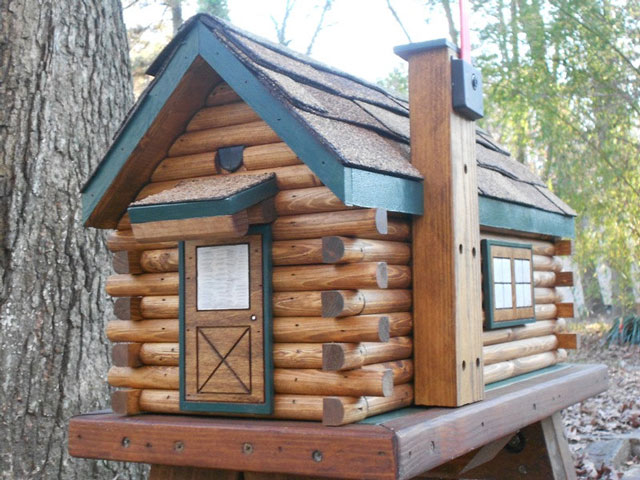 Log Cabin Mailbox