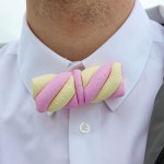 marshmallow candy bowtie