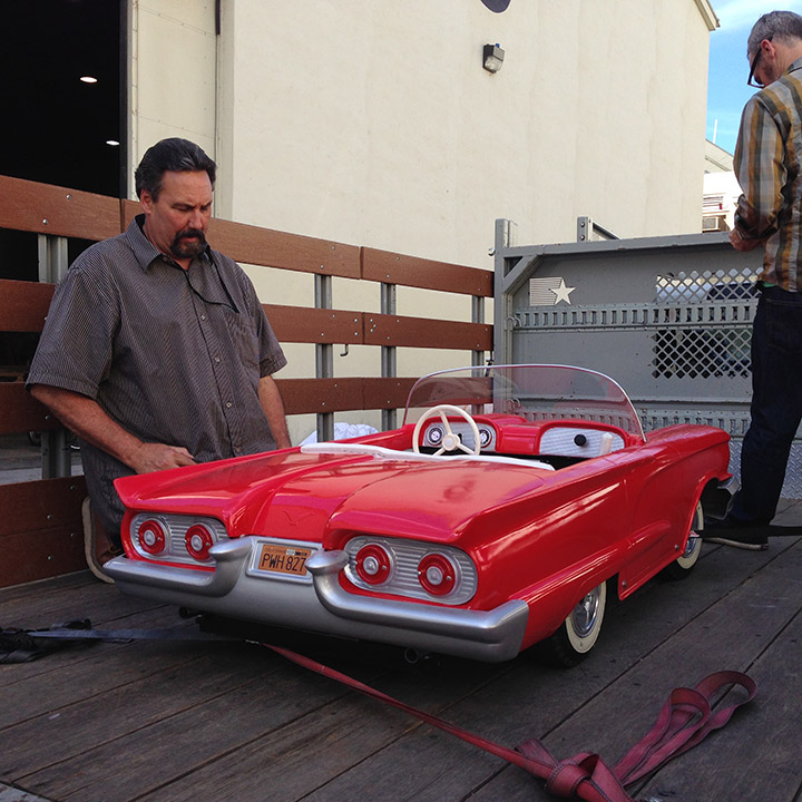 miniature t-bird at Paramount with Russ Tolliver and Tim Orr