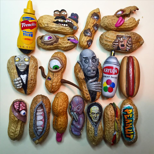 Nutty!! Cool Paintings on Peanuts!! - Pee-wee's blog