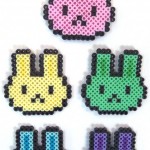 perler bead bunny