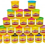 play doh stacked