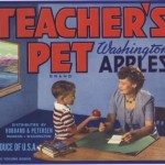 teacher s pet apple crate label